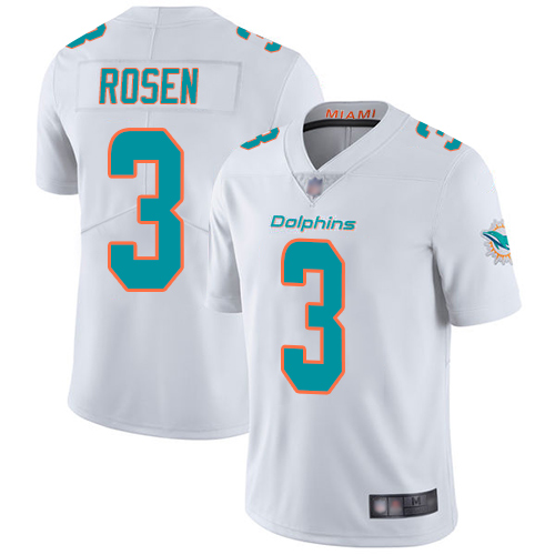 Nike Miami Dolphins #3 Josh Rosen White Youth Stitched NFL Vapor Untouchable Limited Jersey->youth nfl jersey->Youth Jersey